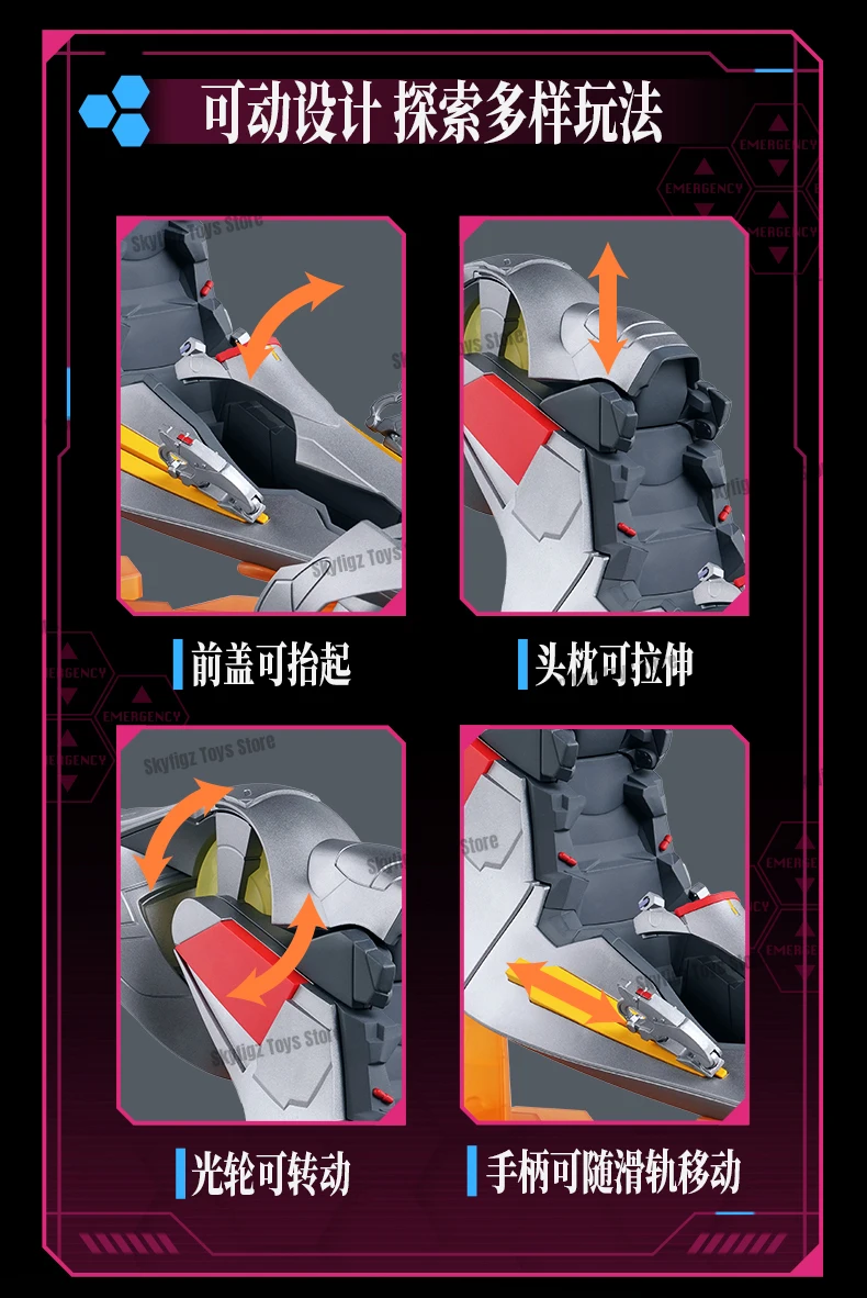 In Stock BLOKEES Neon Genesis Evangelion EVA Asuka Ayanami Rei Mashiba Mari Erastorias Suit Model Movable Model Figure Gift - Image 6