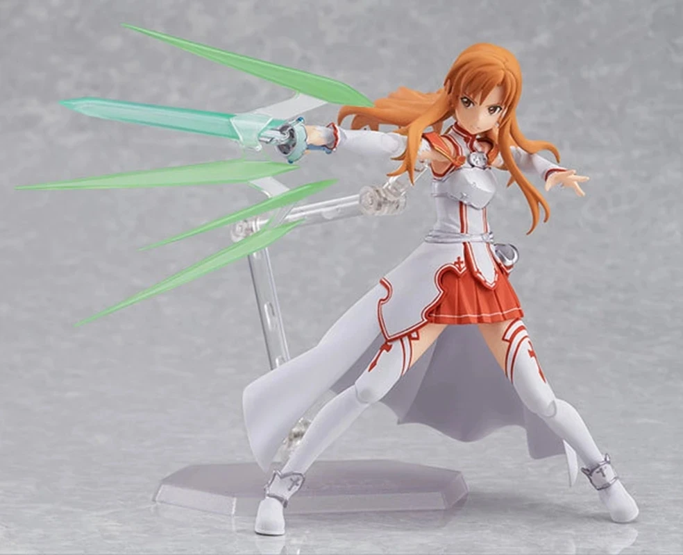 15CM Anime Figure Sword Art Online Yuuki Asuna Action Figure Standing Figure Toy with Action Face Swap PVC Collectible Gift - Image 5