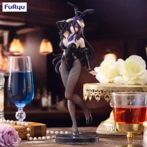 Original FuRyu BiCute Bunnies Overlord Albedo Action Figure 30cm Anime Collectible Toys pvc Model Decoration Birthday Gift
