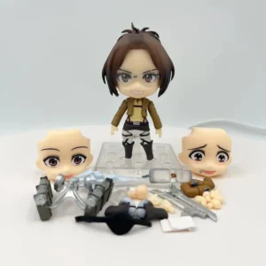 Anime Attack On Titan 1123# Hange Zoe Eren Jaeger Mikasa Ackerman Action Figures Cartoon Model Movable Doll Ornament Toy Gift