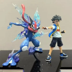 10cm Pokemon Anime Figure Battle Greninja Action Figure Cartoon Collection Pvc Model Desktop Statue Ornament Doll Toy Birthday