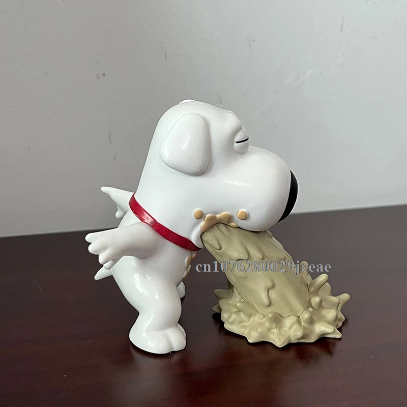 Youtooz Family Guy Puking Brian Stewie Griffin Action Figure Model Toys Collectible Joint Movable Doll Desk Gifts For Friends
