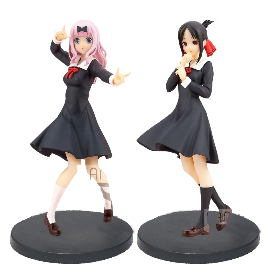 18CM Anime Game Figure Kaguya-sama Love Is War Fujiwara Chika Uniform Model Dolls Kawaii Girl Figure Japanese Dolls Decoration - Image 11