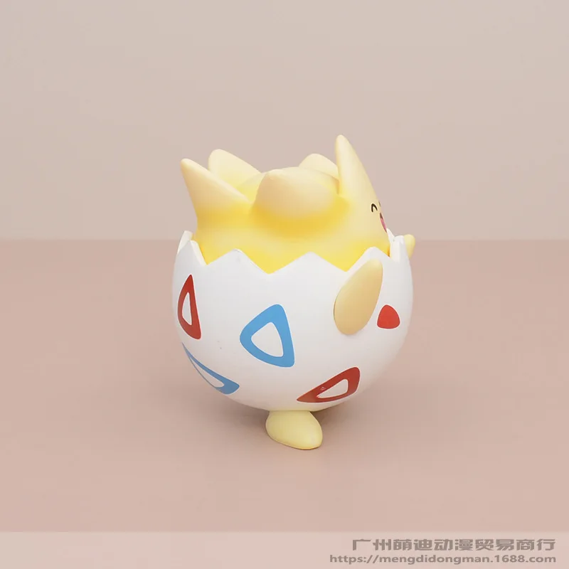 Anime Pokemon Happy Togepi Cartoon Figures Car Desktop Ornament Cute Model Doll Boys And Girls Toys Surprise Gift Collectible