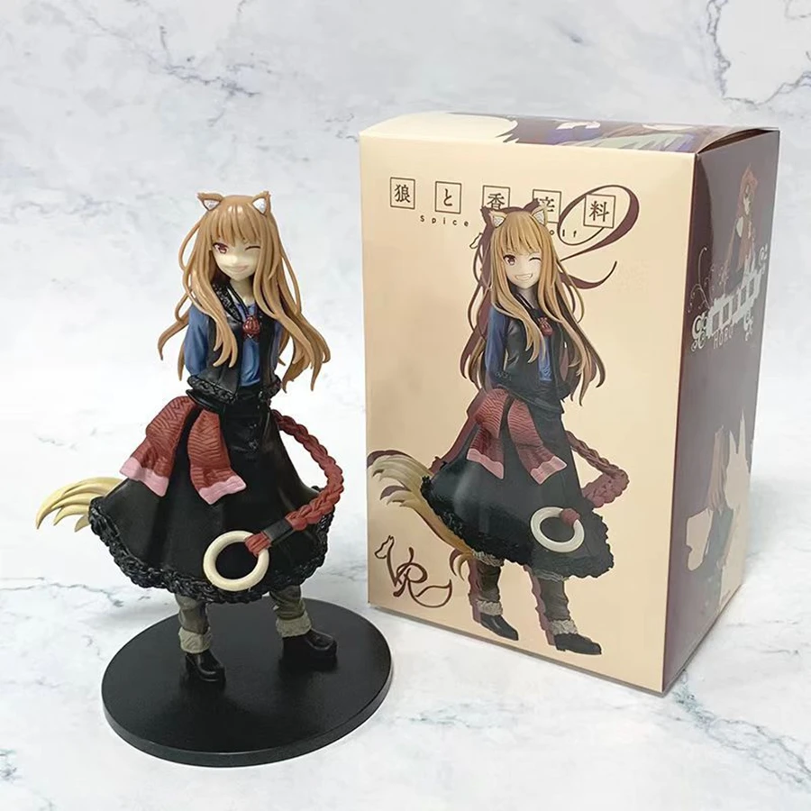 17cm Spice and Wolf: MERCHANT MEETS THE WISE WOLF Anime Figure Wolf Holo Action Figure PVC collection Model Doll Toys - Image 7