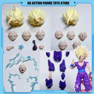 SHF Dragon Ball So Gohan Super Saiyan Action Figures Head Sculpt Special Effects Accessory Kit High Precision Resin Collectors