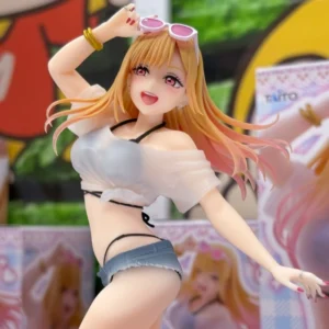 Taito Original Genuine Anime My Dress Up Darling Kitagawa Marin Swimsuit Ver 18cm Collections Model Toys Coreful Figure In Stock