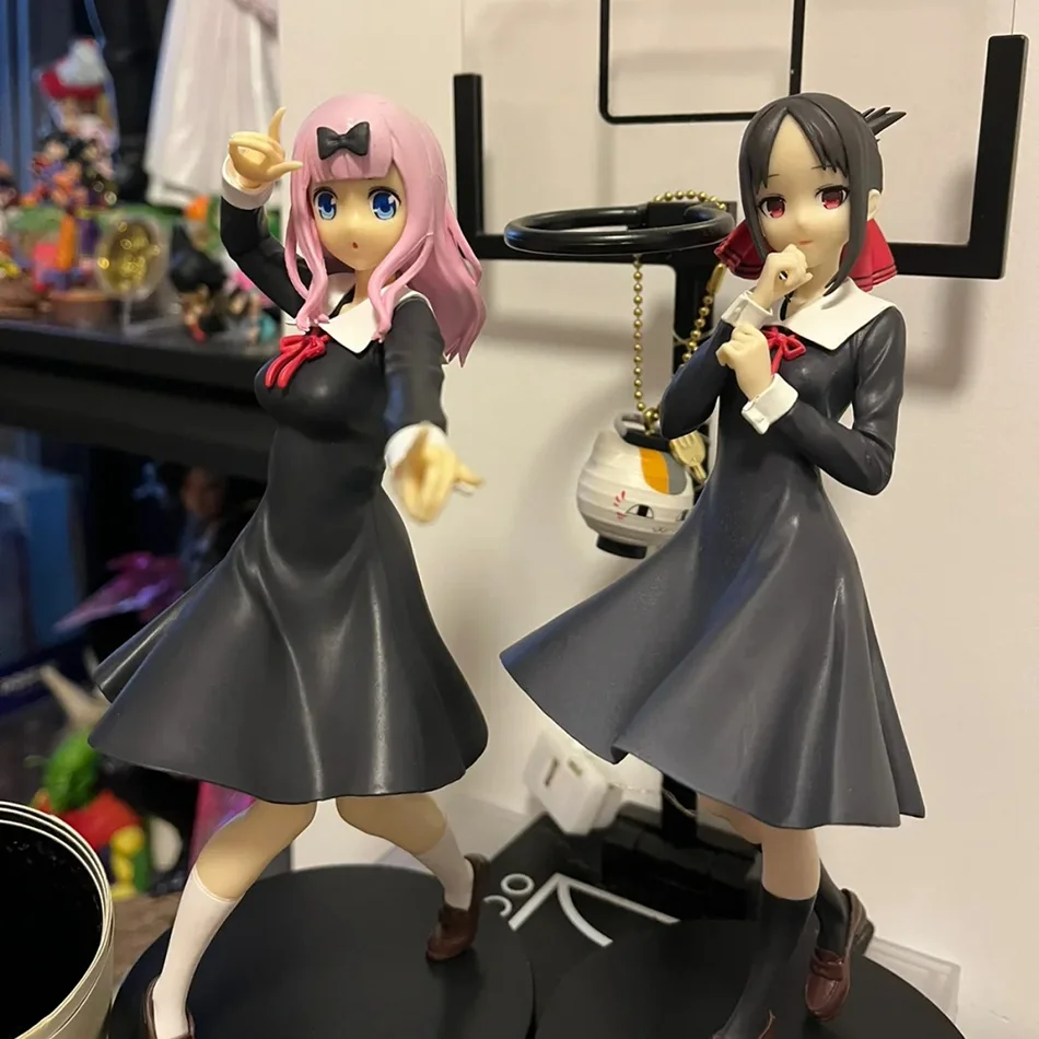 18CM Anime Game Figure Kaguya-sama Love Is War Fujiwara Chika Uniform Model Dolls Kawaii Girl Figure Japanese Dolls Decoration - Image 4