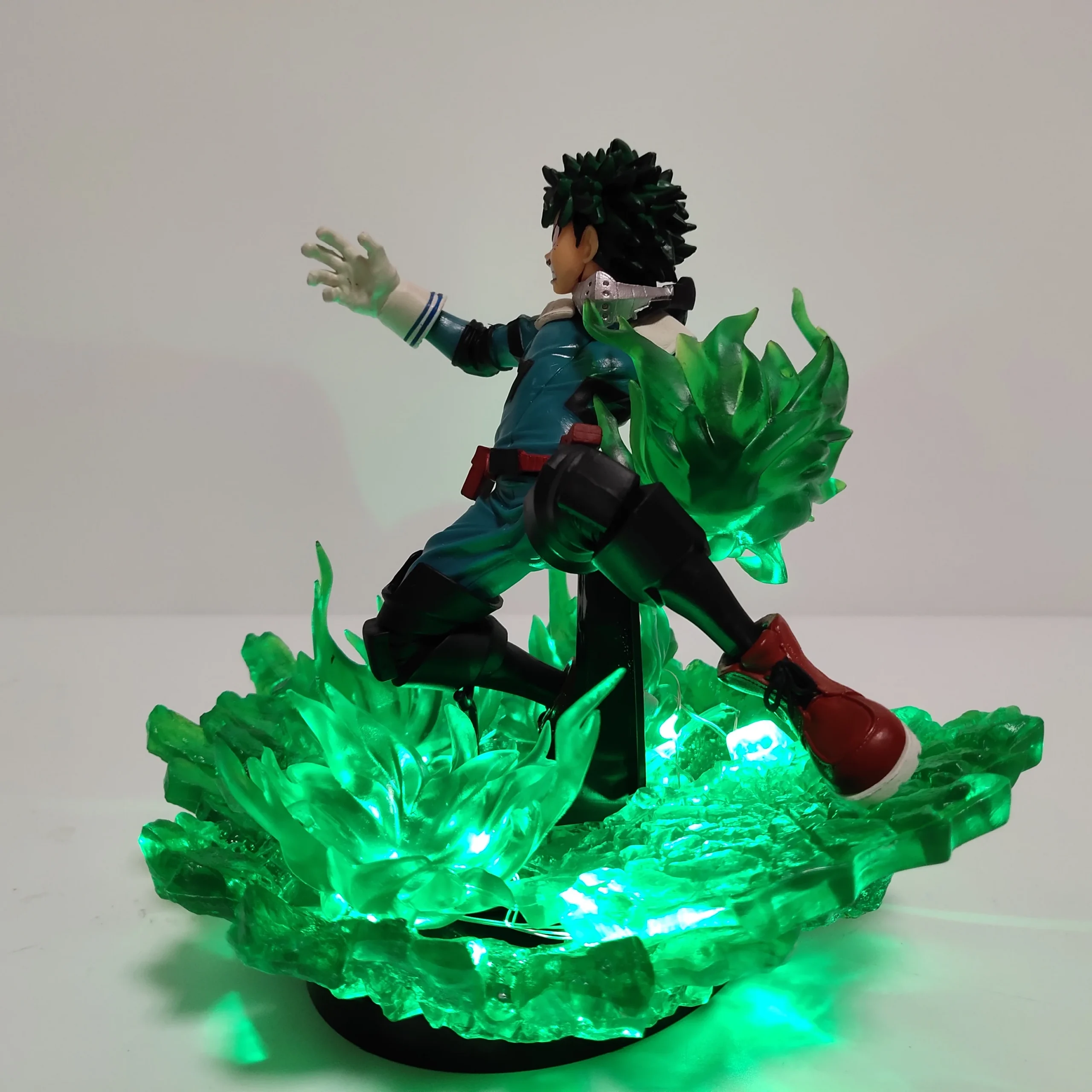 My Hero Academia Anime Midoriya Izuku & Bakugou Katsuki Lamp Led Bulb Action Figures Model Figurine Figure & Base & Lamp DIY - Image 3