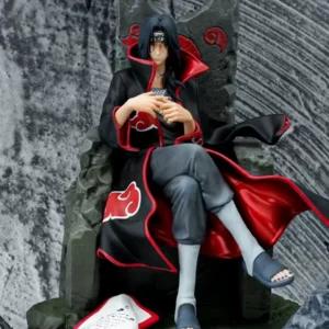 37cm Uchiha Itachi Gk Super Large Throne Anime Figure Action Comic Pvc Model Kids Toys Desktop Ornament Sasuke Festival Gifts