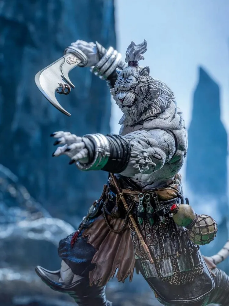 MAESTRO UNION MU-FP003W Weng Tiger Action Figure Furay Planet 1/12 Exclusive Color Limite White Tiger Man Collect Model Toy