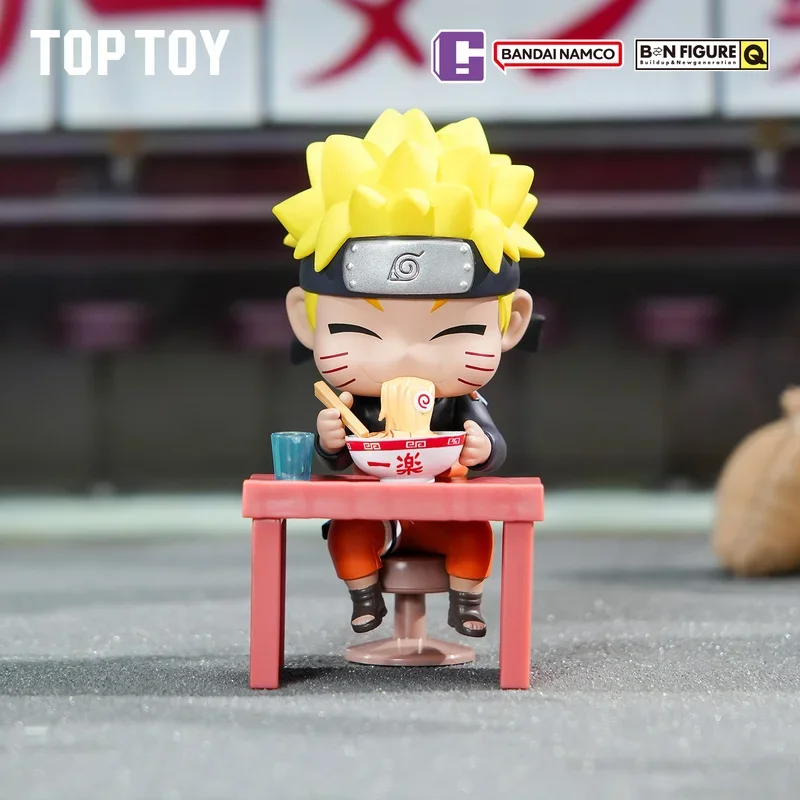 Naruto Ramen Lamian Noodles Series Blind Box Toy Bnfigure Q Shippuden Ramen Theme Series Figurine Model Desktop Decoration Gift