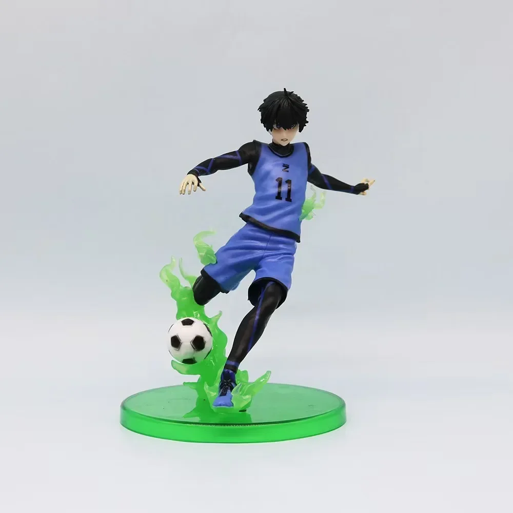BLUE LOCK Figure Anime Football Comic Isagi Yoichi Bachira Meguru Nagi Seishiro Mikage Reo PVC Model Room Decor For BIrthday Gif