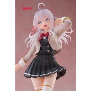 Original TAiTO Coreful Arya-san, My Neighbor, Sometimes Blurts Out in Russian Alisa Mikhailovna Kujou School Uniform 18CM Figure