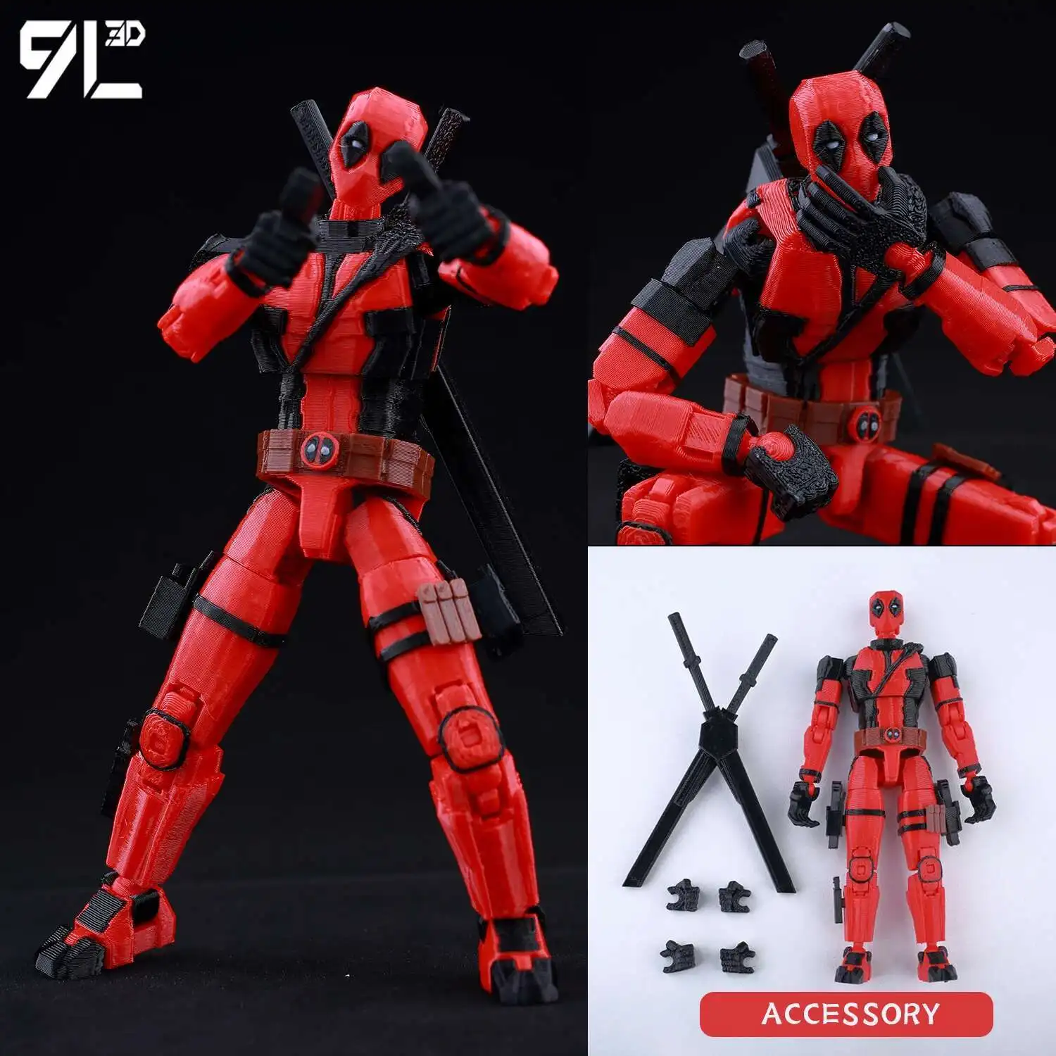 9L3D Printed Jujutsu Kaisen 3D Mini Figures, Satoru Gojo & Geto Suguru Action Model, Anime PVC Collectible Statue, Gift for Fans - Image 13
