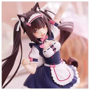 Nekopara Chocola Vanilla KO Figurine Cute Character Models Desktop Ornaments Trendy Toys Kawaii Garage Kit chassis statue Gift