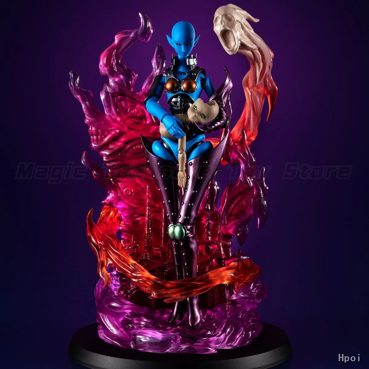 【In Stock】Original MegaHouse MONSTERS CHRONICLE Duel Monsters Dark Fear Figures Toys Gifts