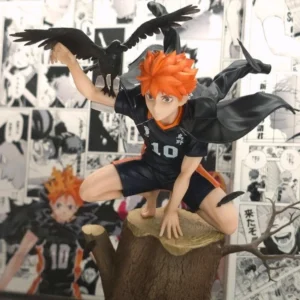 22CM Haikyuu!! Hinata Shoyo Kageyama Tobio Anime Cartoon Action Figures Model Kit Desktop Ornament Collectible Trendy Toys Gifts