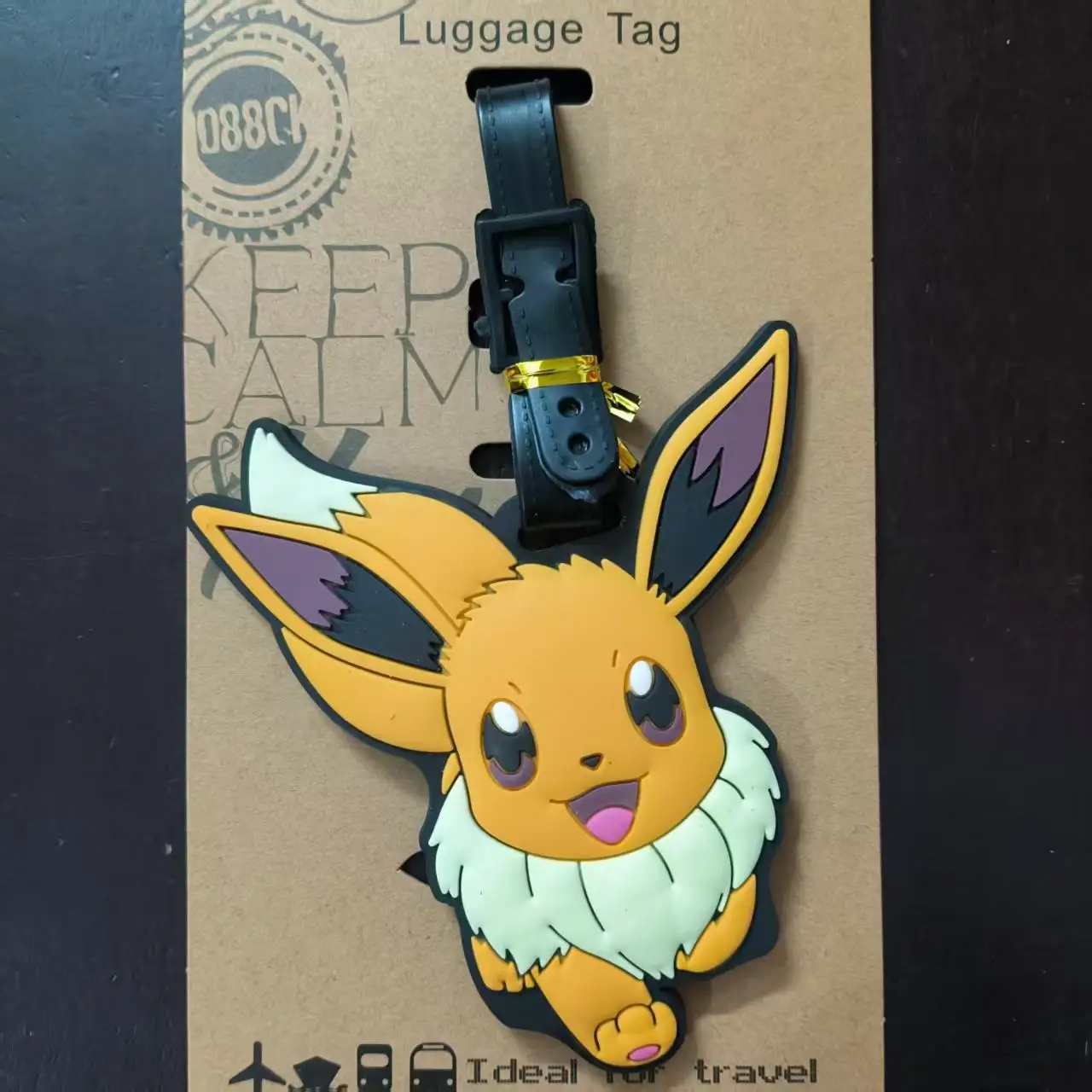 Pokemon Cartoon Pikachu Gengar Eevee Travel Accessories Luggage Tag Suitcase ID Addres Holder Baggage Boarding Tag Portable