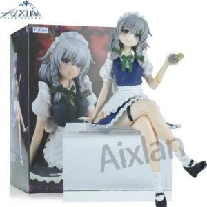 16CM Touhou Project Anime Figure Izayoi Sakuya PVC Action Figure Collectible Model Toys Kid Gift Cartoon Ornaments Doll