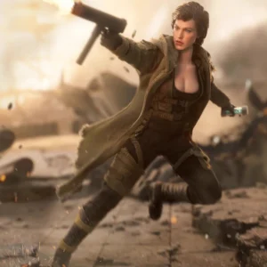 BROTOYS LR004 Women Soldier Charactor Toys Alice Player Residents of the Full Evil Set Moveable Action Figure with Platform 1/12