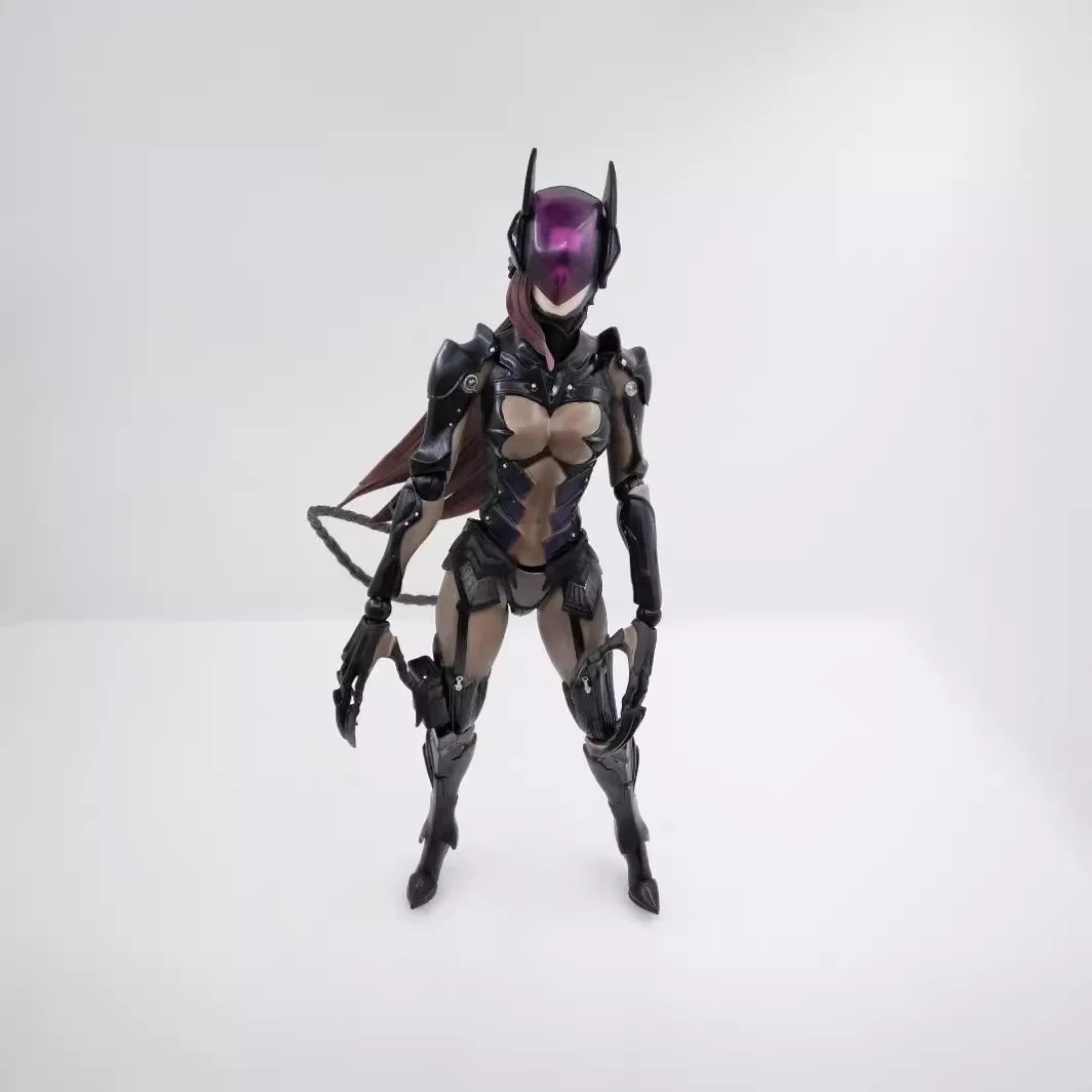 Play Arts Catwoman Action Figure – DC Comics Reform Tetsuya Nomura Design Hand-Made Movable Doll Statue Model Collectible Toy