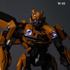 【New】Transformation Toy W-01 W-01 Bee Movable Robot Model Alloy Version Car Model Toy Gift Collection  [Spot Goods]