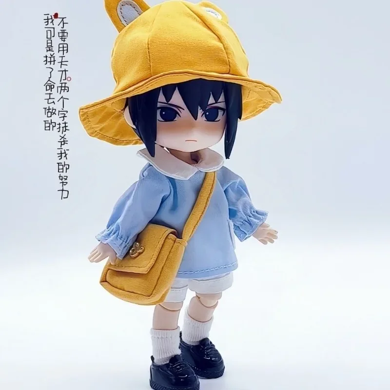 NARUTO Desktop Ornaments Uchiha Sasuke Ob11 Clay Man Bjd Doll GSC Trendy Play Birthday Gift Anime Figure Model Bandai Banpresto - Image 4