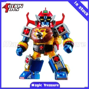 【MT】Action Toys ES Alloy Voltron Lion Force DALTANIOUS Golden Lion King Future Alloy Complete Transformation Model Toy Mecha