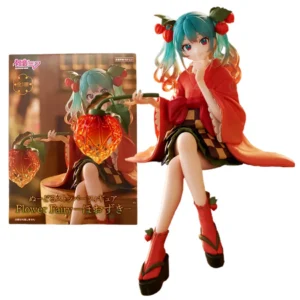 Lantern Fruit Cherry Chuyin Handmade Cute anime Beautiful Girl Hatsune Miku Figure PVC Model Cartoon Peripheral Birthday Gift