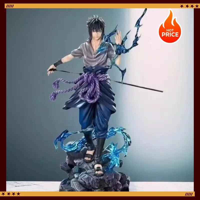 QHot selling 23cm Naruto Anime Figure Uzumaki Naruto Uchiha Sasuke Action Model Pvc Statue Desktop Ornament Collection Toys Gift