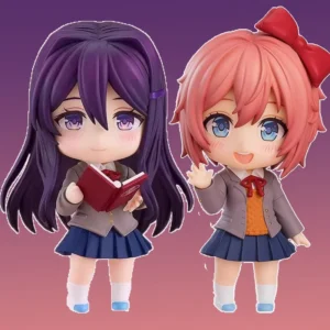 10CM Q Version Doki Doki Literature Club 2283# Yuri 2250# Sayuri Nendoroid Doll Action Figure Cute Desktop Decoration Toys Gift