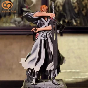 32cm Anime Kurosaki Ichigo Figure Bleach Action Figures Pvc Model Doll Collection Statue Desk Decoration Toys Birthday Gifts ﻿