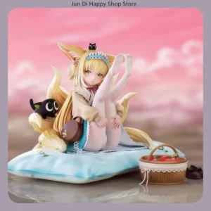 Arknights Suzuran Spring Song Picnic Theme Anime Figure Fox girl Statue Desktop Decoration Gift​