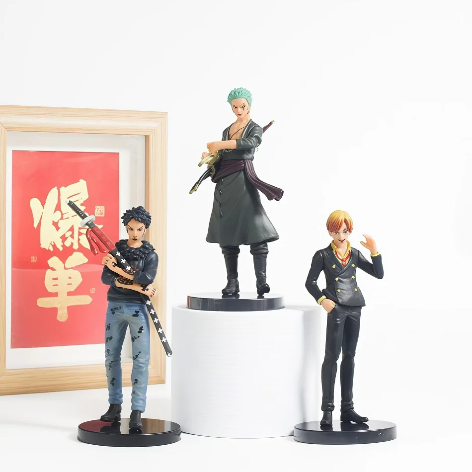 6pcs Anime One Piece Figures Monkey D. Luffy Roronoa Zoro Sanji Action Model Pvc Desktop Statue Ornament Collection Toys Gifts - Image 5