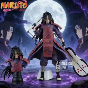27cm/10.62in Anime Naruto Figure Uchiha Madara Senju Hashirama Action Figures Pvc Statue Ornamen Collection Model Toys Gifts