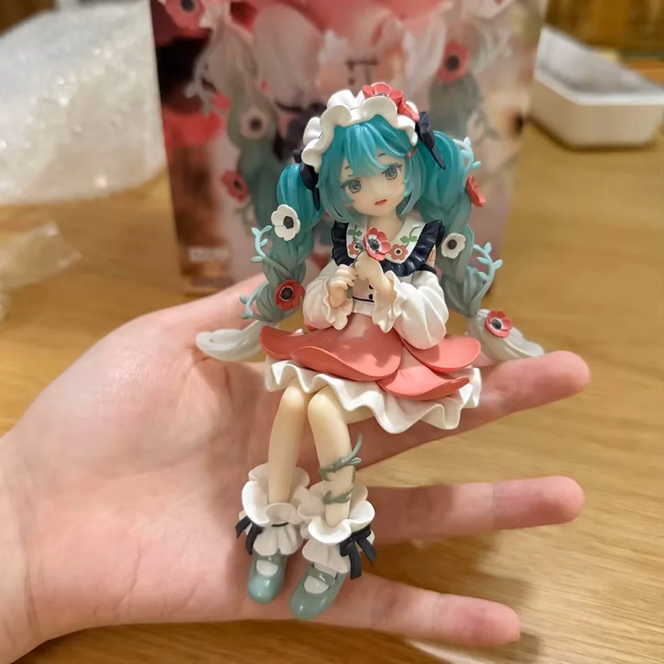 2Pcs Hatsune Miku Anime Figure Toy Flower Fairy Collection Miku Kawaii Cartoon PVC Action Figurine Model Doll Birthday Gifts Kid - Image 6
