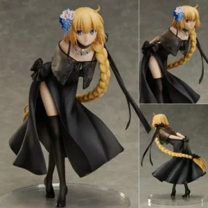 Joan of fate figure fgo virgin black dress swimsuit alter scaha saber seba doll ornament