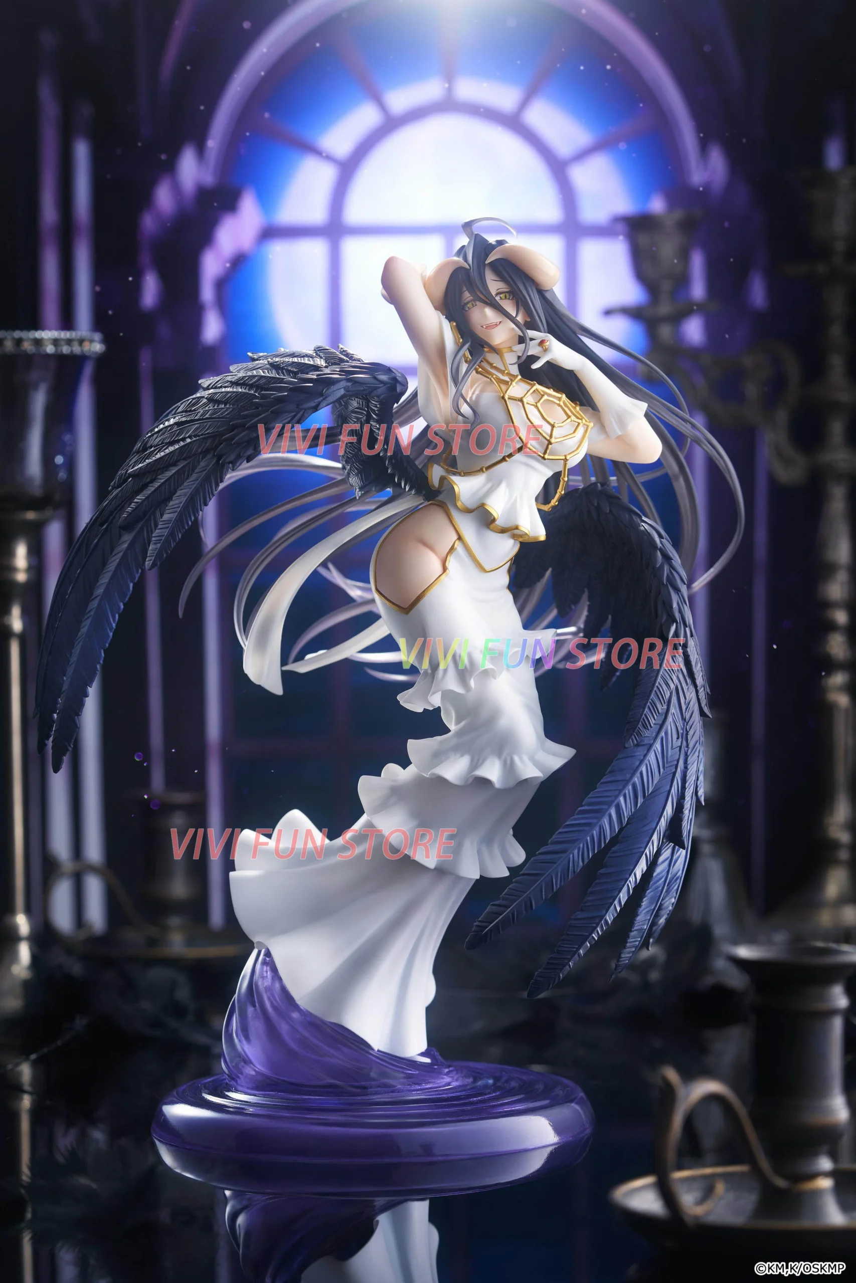 In Stock TAITO T-most OVERLORD Albedo Pure White Devil ver. Model Toys 29cm Beautiful girl Model Static ornaments - Image 4