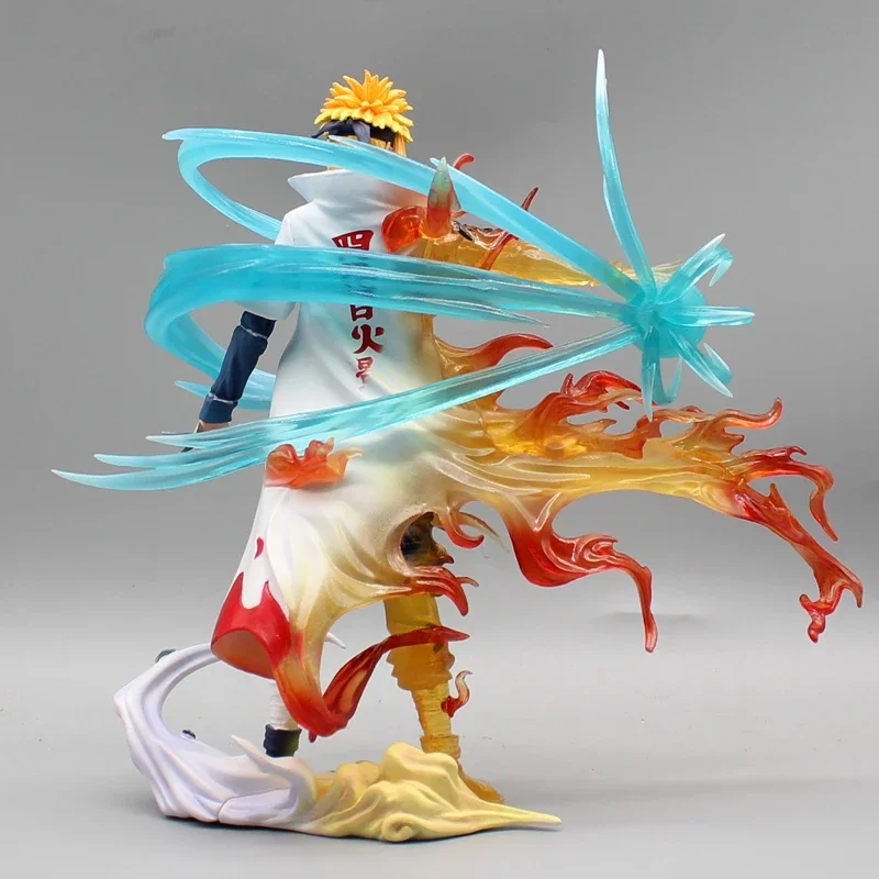 Brand Naruto Namikaze Minato Anime Figurines Gk Pvc Statue Action Rasengan Model Office Decoration Children Gifts 26 Cm