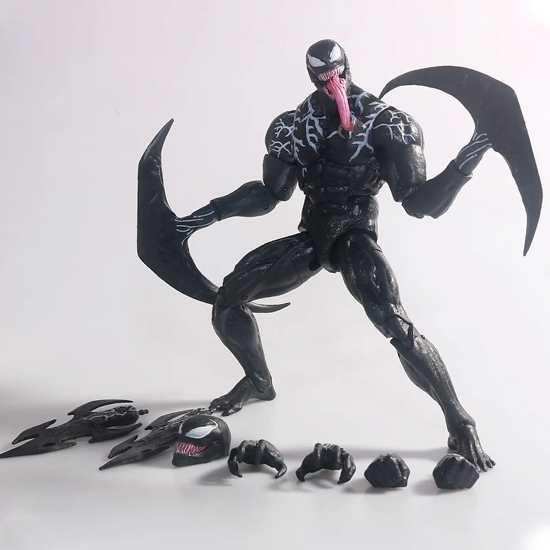 20CM Venom 2 legends Action Figure Joint Movable Toys Change Face Statue Model Doll Collectible kids ToyS Gift