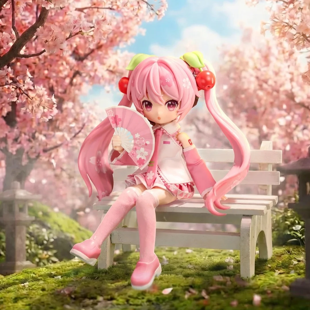 BLOKEES Wonderful Encounter Sakura Future Action Figurine Movable Model Ornament Collection Toys Surprise Gifts Desktop Decor