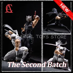 In Stock AC Factory The Second Batch Ryu White Version Ryu Hayabusa Kaiyodo Revoltech Amazing Yamaguchi Ryu Hayabusa Figure Toy