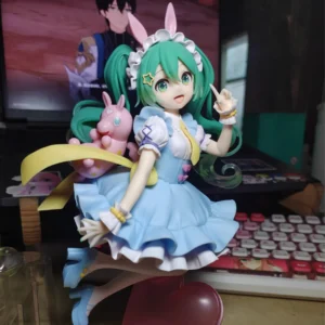 Original Genuine Model Hatsune Miku x Rody 20cm AMP Fairy Tale Figure Anime Figurine Collections Toys Gifts Wholesale