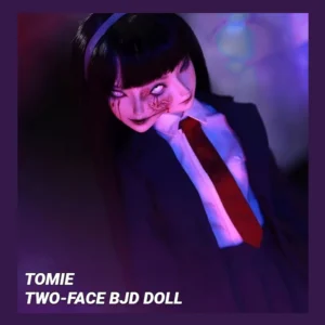 Tomie BJD Doll Two Face 1/4 Full Set Double Emotion Conjoined Horror Anime Professional Makeup Human Ghost Collect Rare Gift