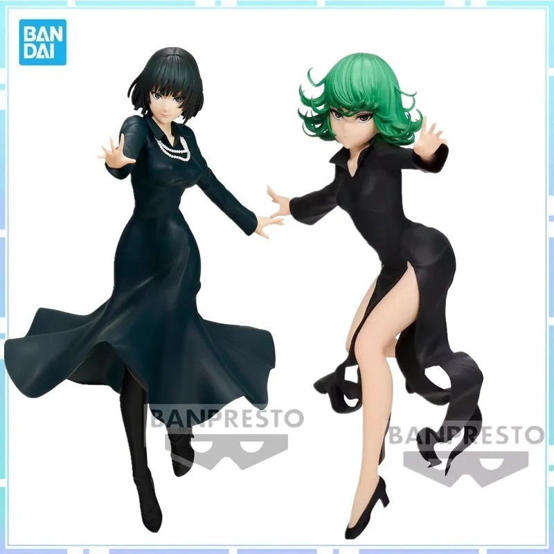 Bandai Original BANPRESTO Anime ONE-PUNCH MAN Terrible Tornado Fubuki PVC Action Figure Model Collectible Toys