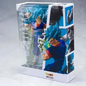 Dragon Ball Super Vegetto S.H.Figuarts Vegito Blue Action Figure Shf Super Saiyan God Pvc Anime Model Kit Child Gifts Toys