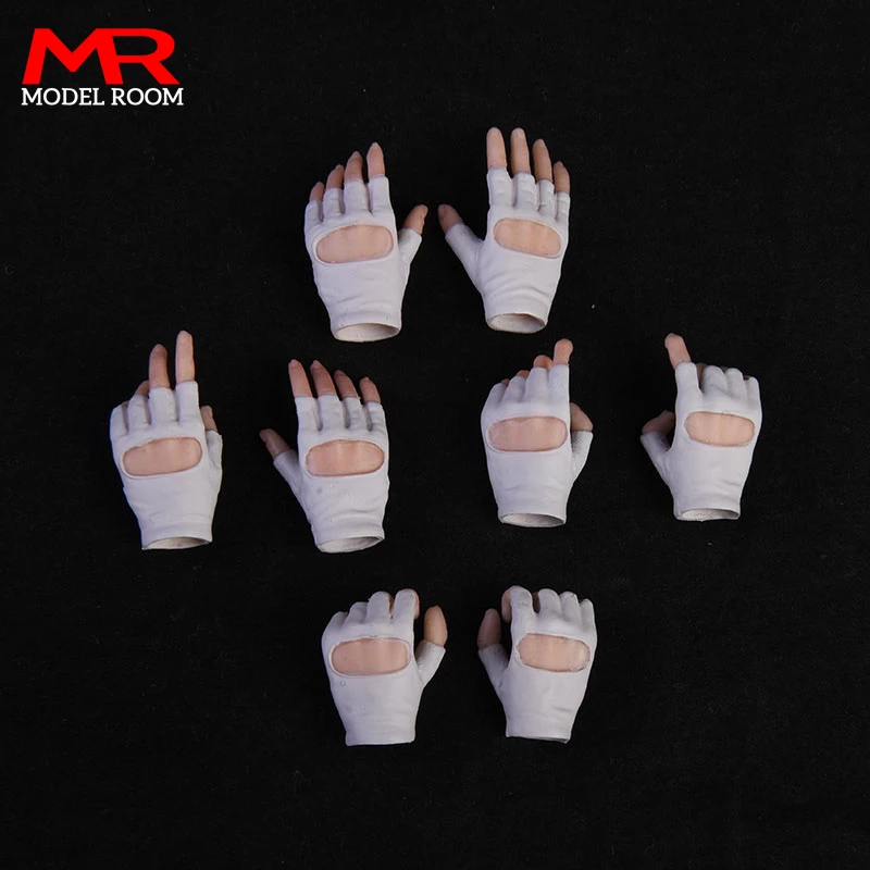 8pcs 1/6 Scale Female Replaceable Gloves Hand Type Gun-holding Hands Model Fit 12” TBL PH Pale Action Figure Body Dolls