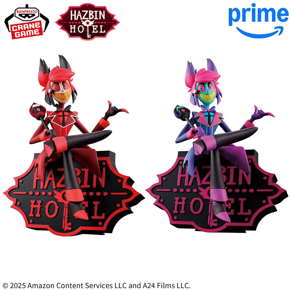 Welcome to Hazbin Hotel Alastor Vaggie Anime Figure Action Figurine BANPRESTO Genuine Boxed Collection Model Toys Holiday Gifts