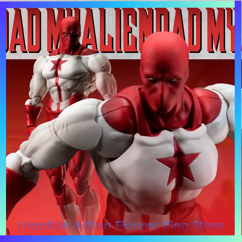 ZOOMRIG ZR-001 1/12 Action Figure My Alien Dad Almighty Man Animation Character Model Action Figure Toy Collection Gift